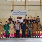 KAPOLSEK SUNGAI RAYA MENGHADIRI KEGIATAN PENGBILAN SUMPAH/JANJI DAN PELANTIKAN PAW ANGGOTA BADAN PERMUSYAWARATAN DESA SUI DURI