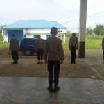 Tingkatkan Kedisiplinan, Polsek Lumar Rutin Lakukan Apel Pagi