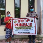 Bhabinkamtibmas Polsek Lumar Berikan Himbauan Saber Pungli