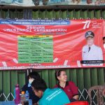 Puskesmas Lumar Adakan Gerai Vaksinasi Ke- 3 di Pasar Rakyat Lumar