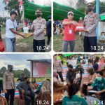 Kapolsek Lumar Hadiri Gerai Vaksinasi & Doorprize Di Lapangan Bola Desa Tiga Berkat Kec Lumar