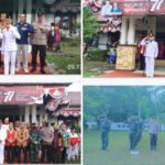 Kapolsek Lumar Hadiri Upacara Memperingati HUT RI ke-77 Di Halaman Kantor Camat kec Lumar