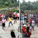 Memperingati HUT RI ke-77 Warga Kec Lumar Adakan Lomba Tarik Tambang