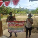Bhabinkamtibmas Polsek Lumar Rutin Lakukan Himbauan Saber Pungli