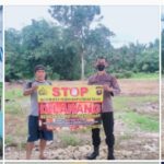 Kapolsek Lumar Berikan Himbauan Larangan Perjudian, Karhutla & Saber Pungli
