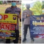 Bhabinkamtibmas Desa Lamolda Sambangi Warga Dan Berikan Himbauan Larangan Perjudian & Karhutla