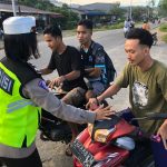teguran kepada pengendara yang konvoi