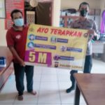 Kapolsek Lumar Lakukan Himbauan Larangan Perjudian, Saber Pungli & Protokol kesehatan