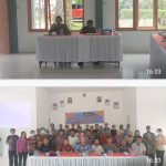 Kapolsek Lumar Hadiri Sosialisasi Pedoman Penetapan Penegasan Batas Desa di Kabupaten Bengkayang tahun 2022 Dikantor Camat Lumar