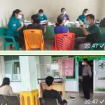 Polsek Lumar Lakukan Pengamanan Kegiatan Vaksinasi Di Puskesmas Lumar