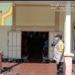 Bripka Lemunson Lakukan PAM Di Gereja Katolik Desa Tiga Berkat Kec Lumar