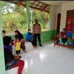 Bhabinkamtibmas Desa Magmagan Karya Monitor Kegiatan Promkes Penyuluhan Tentang ASI Ekslusif