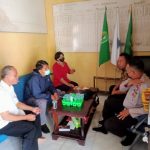Bhabinkamtibmas Desa Magmagan Karya Hadiri Koordinasi Pengambilan Sampel Darah Penyakit Kaki Gajah Pada 17 Warga Di Kantor Desa