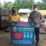 KSPK Regu 2 Sampaikan Imbauan Polsek Jagoi Babang Agar Ikut Vaksinasi Covid 19 Dan Terapkan Prokes