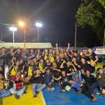 KAPOLRES BENGKAYANG BESERTA PJU HADIRI PERTANDINGAN VOLLY DANLANUD CUP 2022