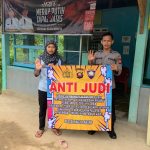 Menjaga Harkamtibmas Briptu Raju Sosialisasikan Anti Judi Kepada Masyarakat