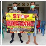 Bhabinkamtibmas Polsek Lumar Rutin Lakukan Sambang Dialogis Dan Berikan Himbauan Pada Warga Desa Binaannya