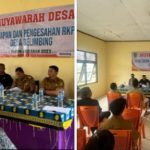 Kapolsek Lumar & Bhabinkamtibmas Desa Belimbing Hadiri Musdes Desa Belimbing Dan Pembentukan KIM (Kelompok Informasi Masyarakat) Di Aula Kantor Desa Belimbing