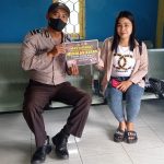 <em>Bhabinkamtibmas Mengajak Masyarakat Menolak Keras Segala Bentuk Kejahatan</em>