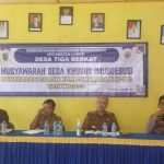 KAPOLSEK LUMAR HADIRI GIAT MUSDESUS DESA TIGA BERKAT KEC. LUMAR