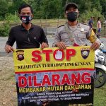 <em>Bhabinkamtibmas Sampaikan Himbauan Karhutla,Guna Wujudkan Kamtibmas Bebas Kebakaran</em>