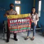 <em>Cegah praktek Pungli di Wilayah Desa Binaan, Bhabinkamtibmas Kampanyekan STOP Pungli</em>