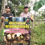 <em>Ciptakan Lingkungan Bebas Pencemaran Lingkungan,Bhabinkamtibmas Laksanakan Himbauan Larangan PETI</em>