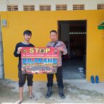 <em>Dengan Spanduk, Bhabinkamtibmas Sosialisasi Karhutla</em>
