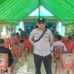 ANGGOTA POLSEK LUMAR MELAKSANAKAN KEGIATAN PENGAMANAN IBADAH GEREJA