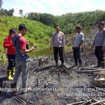 ANGGOTA POLSEK LUMAR GIAT GROUND CEK TITIK API