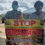 ANGGOTA POLSEK LUMAR GIAT HIMBAUAN CEGAH KARHUTLA