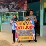 Sosialisasi stop judi pada giat sambang di wilayah jagoi babang