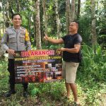 Bhabinkamtibmas sambang warga lakukan pembinaan cegah kebakaran hutan dan lahan
