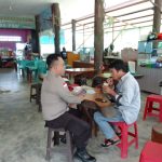 Bhabinkamtibmas sambang tokoh masyarakat didesa binaan