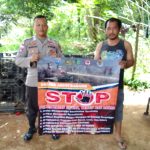 Sambang warga,bhabinkamtibmas himbaukan tentang karhutla