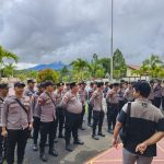 PERSONIL SAT SAMAPTA POLRES BENGKAYANG MELAKSANAKAN KEGIATAN PENGAMANAN SIDANG PRAPRADILAN DI PENGADILAN NEGERI BENGKAYANG