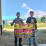 GIAT HIMBAUAN CEGAH KARHUTLA POLSEK LUMAR