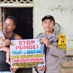 <em>Sosialisasi Larangan PUNGLI Bhabinkamtibmas Kepada Masyarakat</em>