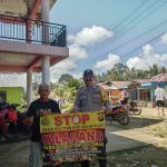 GIAT HIMBAUAN CEGAH KARHUTLA BHABINKAMTIBMAS POLSEK LUMAR