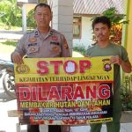GIAT HIMBAUAN CEGAH KARHUTLA POLSEK LUMAR