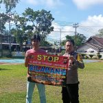 <em>Bhabinkamtibmas Kelurahan Sebalo Himbau Warga Tidak Membuka Lahan Dengan Cara Membakar</em>