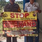 GIAT HIMBAUAN  CEGAH KARHUTLA POLSEK LUMAR
