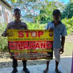 HIMBAUAN CEGAH KARHUTLA POLSEK LUMAR