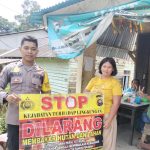 GIAT HIMBAUAN CEGAH KARHUTLA POLSEK LUMAR