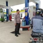 Polsek Bengkayang Laksanakan Patroli Rutin di SPBU