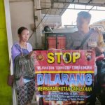 Wujudkan Kelurahan Bebas Polusi, Bhabinkamtibmas Sosialisasi Karhutla