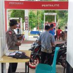 Giat Patroli Rutin dan Monitoring SPBU di Wilkum Polsek Bengkayang