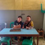 Sambangi Warga , Bhabinkamtibmas Sampaikan Himbauan Karhutla