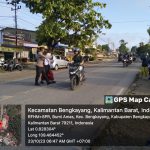 Ciptakan Arus Lalu Lintas Yang Lancar, Polsek Bengkayang Laksanakan Strong Point