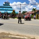Giat Rutin Polsek Bengkayang Laksanakan  Pengaturan Dan Pengamanan Sholat Jum’at